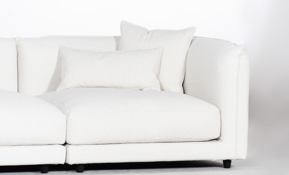 BROKLYN Modulsofa 4-seter Offwhite i gruppen Stue / Sofaer / 4-seters sofaer hos Sofas & more (COR-2-MITT-1-WH)