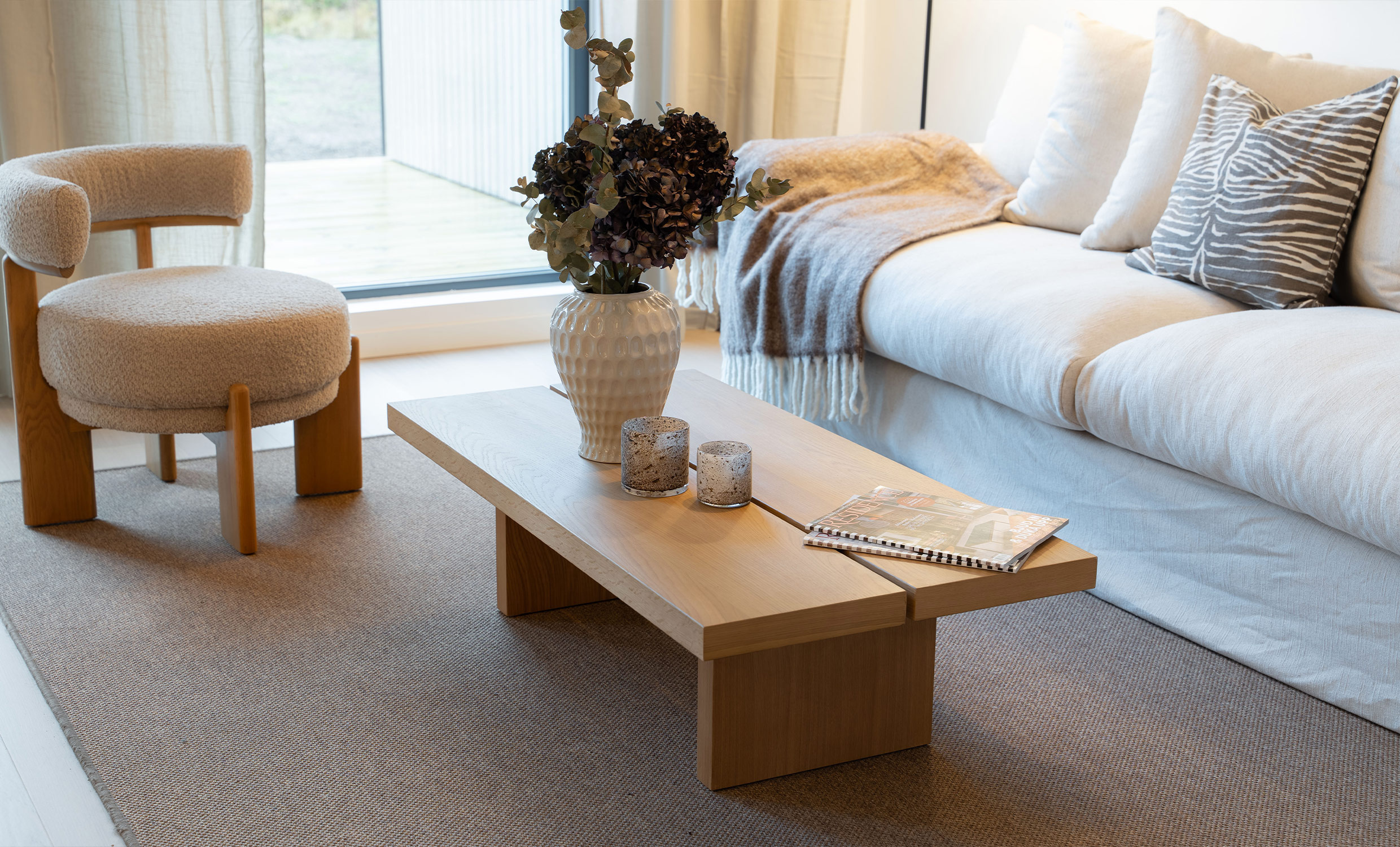 NODA Sofabord L Natur