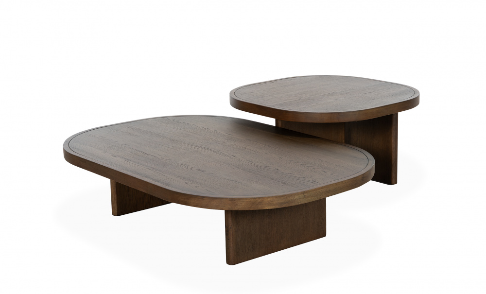 SOLIMA Settbord Brun i gruppen Stue / Sofabord / Settbord hos Sofas & more (CT2214-BIG-SMALL)