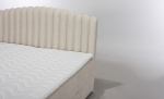 DANVIK/PRIMO 180 Sengepakke Fløyel Beige