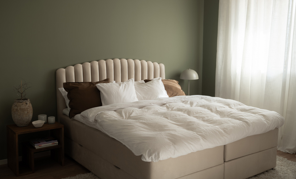 DANVIK 160 Boksseng Beige i gruppen Soverom / Senger / Senger 160 hos Sofas & more (DAN160MON02)