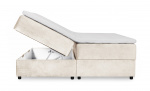 DANVIK 180 Kasseseng Fløyel Beige