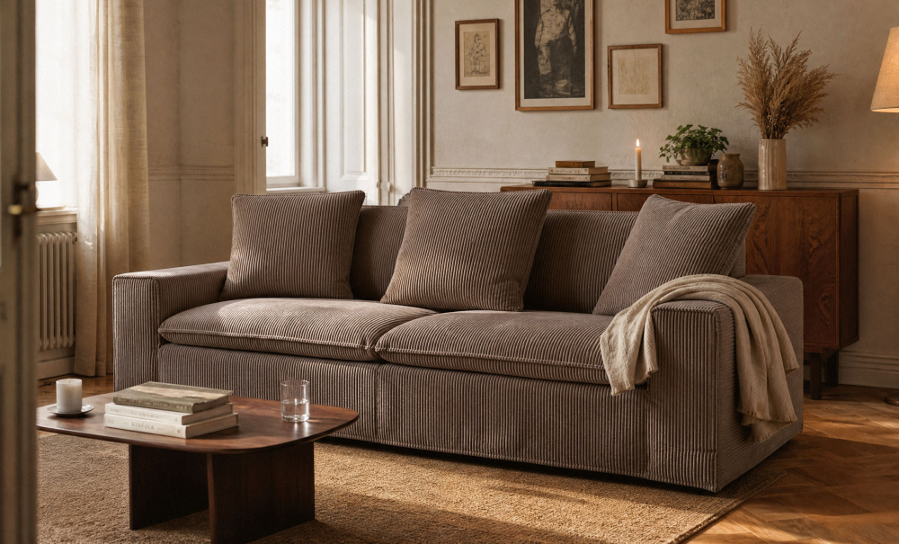 Bilde nr 2 (DOVER Grand Deluxe 3-seters sofa Manchester Muldvarp)
