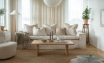 Bytt til bilde nr. 2 (DOVER Grand Deluxe 3-seters sofa Manchester Offwhite)