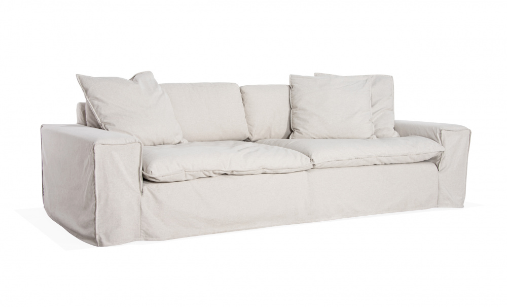 DOVER Grand Deluxe 4-seters sofa Sandbeige i gruppen Stue / Sofaer / 4-seters sofaer hos Sofas & more (DO4SBR001)