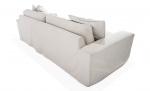 Bytt til bilde nr. 7 (DOVER Grand Deluxe 4-seters sofa Hvit)