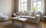 Bytt til bilde nr. 4 (DOVER Grand Deluxe 4-seters sofa Sandbeige)