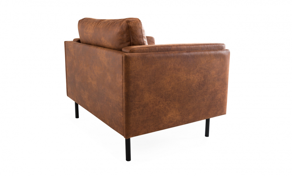 EKSUND Lenestol Cognac i gruppen Stue / Lenestoler / Skinnlenestoler hos Sofas & more (EK1ES05)