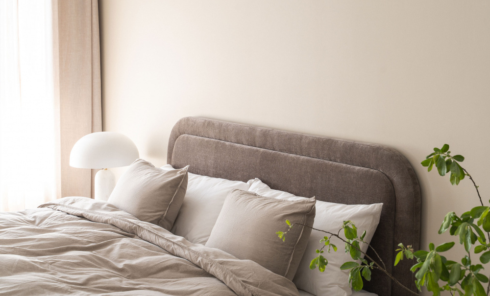 ELIE Sengegavl 140 Muldvarp i gruppen Soverom / Sengegavler / Sengegavler 140 hos Sofas & more (ELIE-HB140-CON8)
