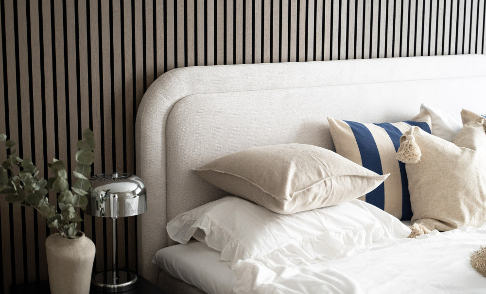ELIE Sengegavl 180 Muldvarp i gruppen Soverom / Sengegavler / Sengegavler 180 hos Sofas & more (ELIE-HB180-CON8)