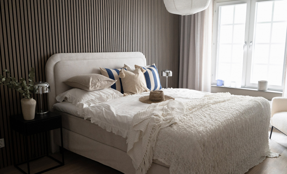 ELIE Sengegavl 180 Muldvarp i gruppen Soverom / Sengegavler / Sengegavler 180 hos Sofas & more (ELIE-HB180-CON8)