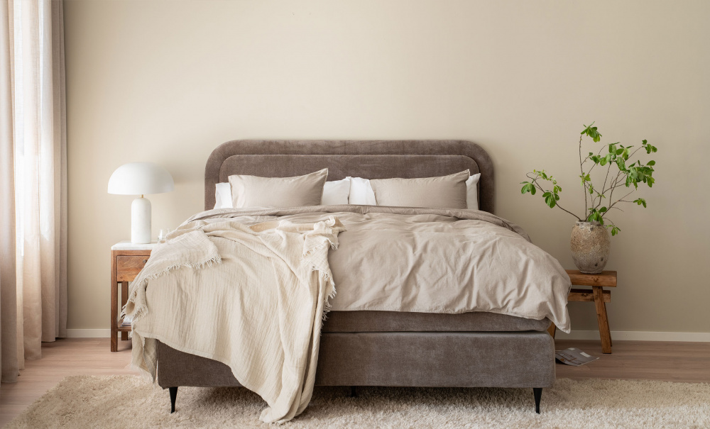 ELIE Sengepakke 140 Muldvarp i gruppen Soverom / Senger / Senger 140 hos Sofas & more (ELIE-SPKT140-CON8)