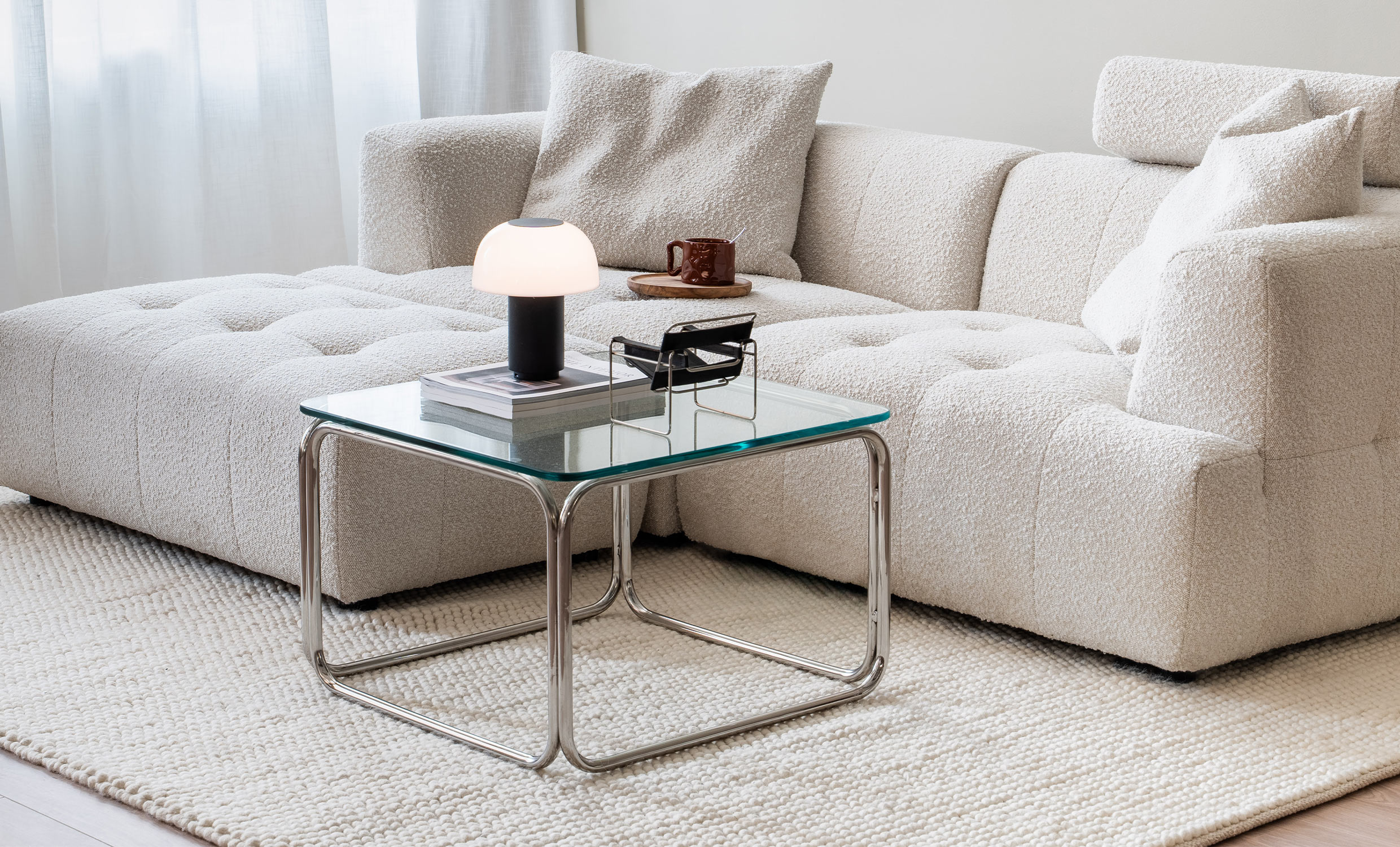 GENESIS Sofabord 60 Glass