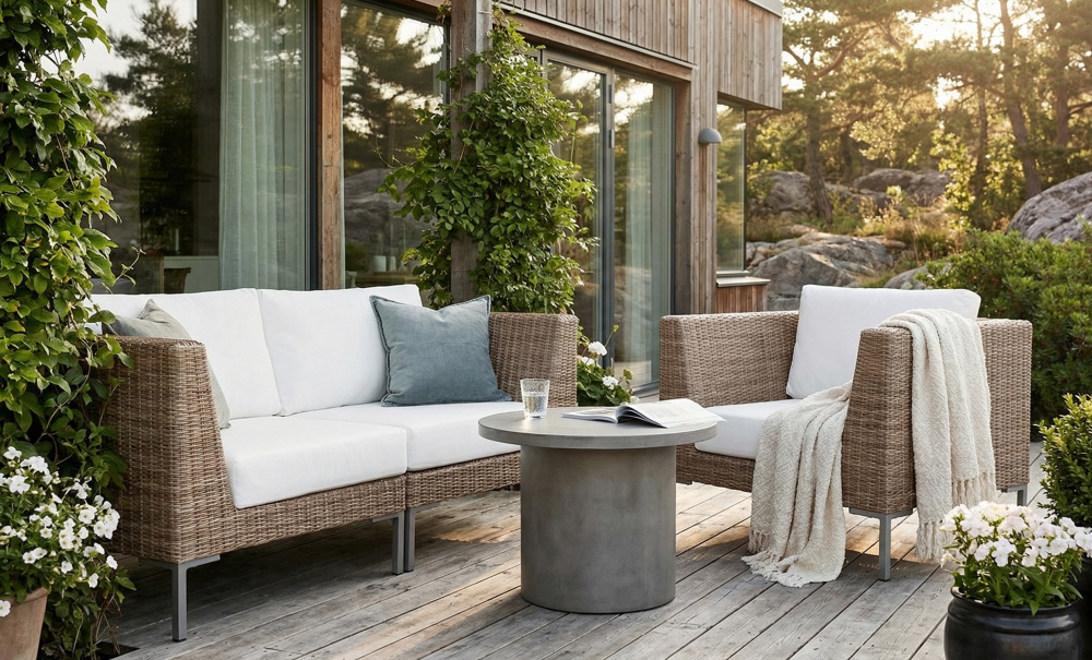 Bilde nr 3 (GREENVILLE Lenestol Kunstrotting)