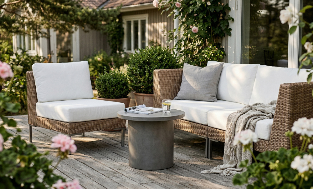 Bilde nr 4 (GREENVILLE Lenestol Kunstrotting)