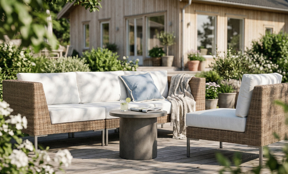 Bilde nr 3 (GREENVILLE Sofa L Kunstrotting)