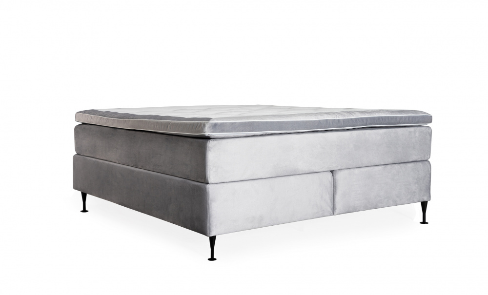 OPERA 180 Kontinentalseng Flyel Lys gr i gruppen Soverom / Senger / Senger 180 hos Sofas & more (KMP04078)