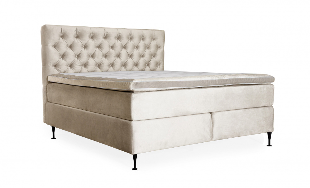 OPERA 140 Sengesett Velvet Beige i gruppen Soverom / Senger / Flyelssenger hos Sofas & more (KMP06035-PRD04217)