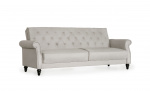 Bytt til bilde nr. 4 (LEEDS Sovesofa Chesterfield Lys gr)