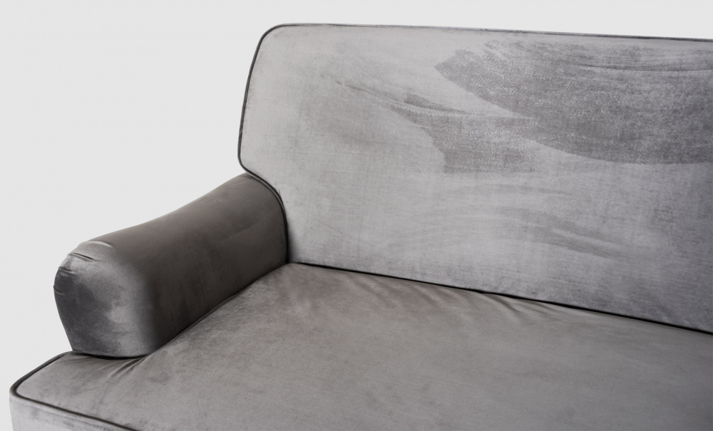 HOWARD Sovesofa Velvet Gr i gruppen Stue / Sofaer / Flyelssofaer hos Sofas & more (LAB-192N2S-CR-7)