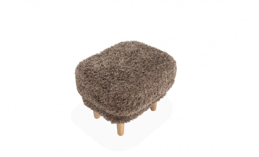 LOVA Fotskammel Brun i gruppen Stue / Sofaer / Fotskamler hos Sofas & more (LOFSDO10)