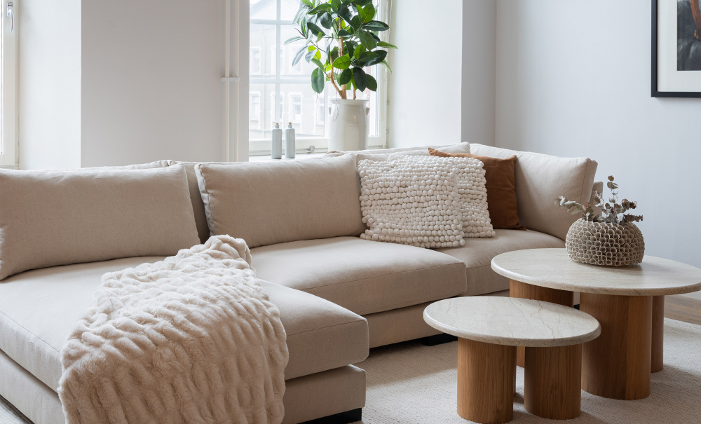 LYON 3-seters sofa Modulsofa Hvit i gruppen Stue / Sofaer / Modulsofaer hos Sofas & more (LY-3S-CAWH)