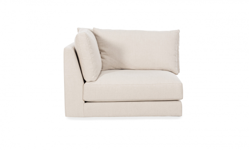 LYON 3-seters sofa Modulsofa Hvit i gruppen Stue / Sofaer / Modulsofaer hos Sofas & more (LY-3S-CAWH)