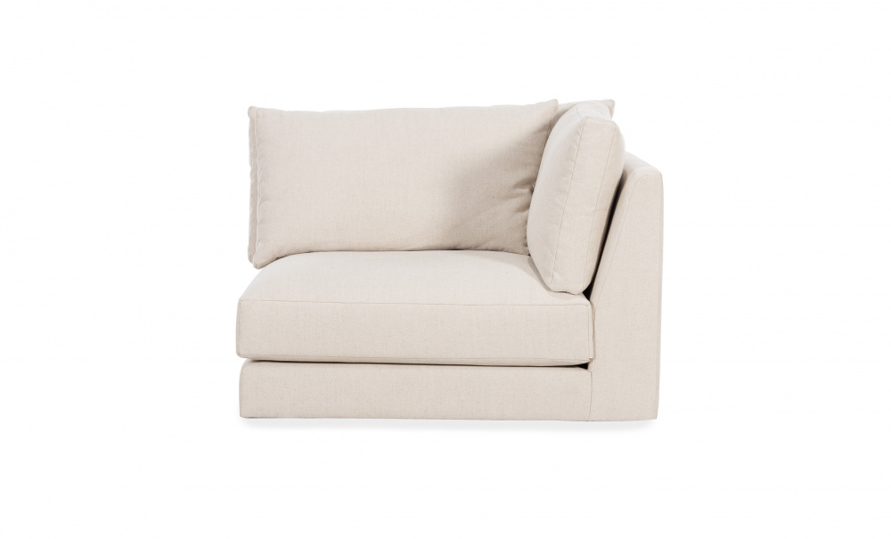 LYON 3-seters sofa Modulsofa Hvit i gruppen Stue / Sofaer / Modulsofaer hos Sofas & more (LY-3S-CAWH)