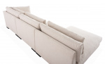 LYON Divansofa 4-seters Vendbar Beige Bytt til bilde nr. 6 (LYON Divansofa 4-seters Vendbar Beige)