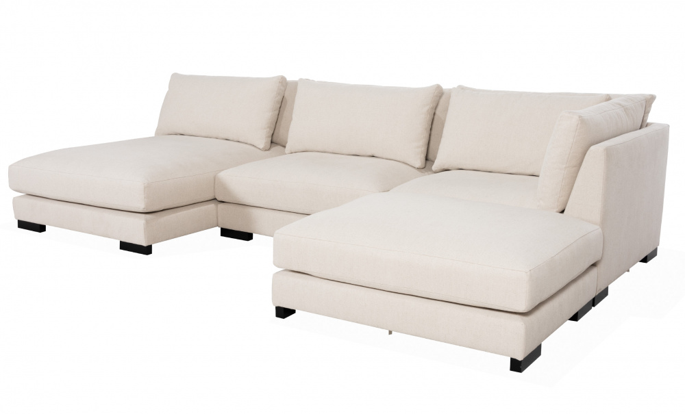 LYON U-Sofa Vendbar Beige i gruppen Stue / Sofaer / U-sofaer hos Sofas & more (LY-A3D-D3A-CABE)