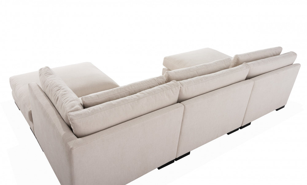 LYON U-Sofa Vendbar Beige i gruppen Stue / Sofaer / U-sofaer hos Sofas & more (LY-A3D-D3A-CABE)