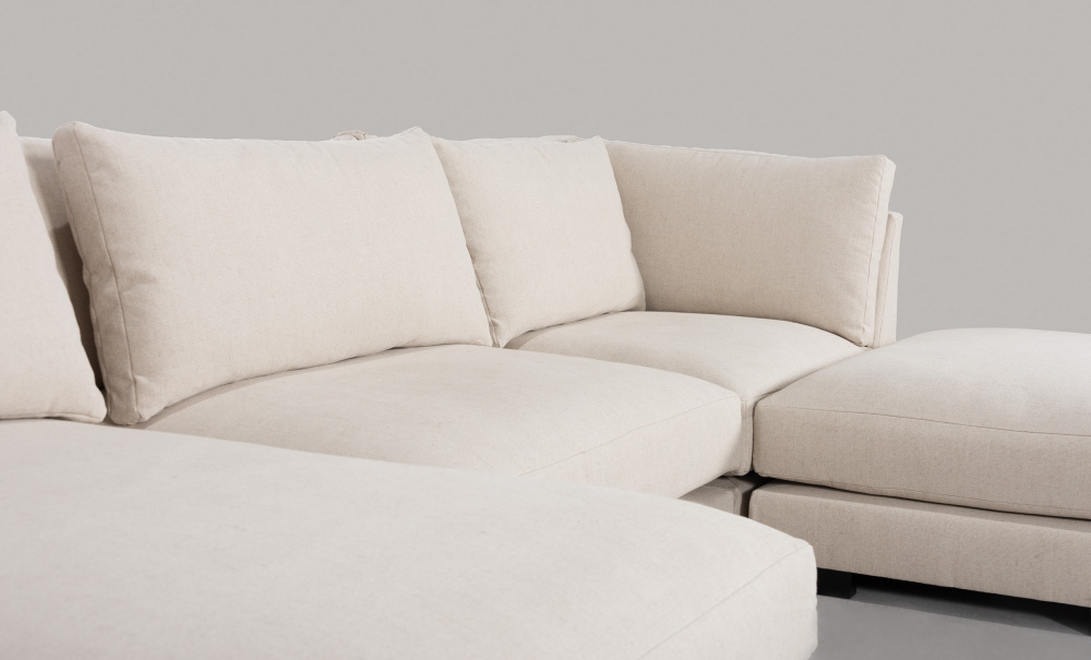 LYON U-Sofa Vendbar Hvit i gruppen Stue / Sofaer / U-sofaer hos Sofas & more (LY-A3D-D3A-CAWH)