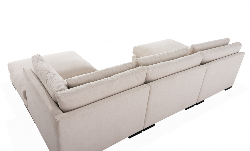LYON U-Sofa Vendbar Hvit i gruppen Stue / Sofaer / U-sofaer hos Sofas & more (LY-A3D-D3A-CAWH)