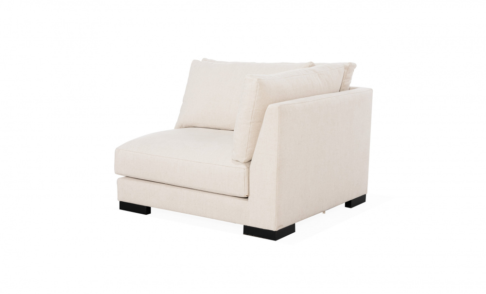 LYON Hjrnemodul Hyre/Venstre Beige i gruppen Stue / Sofaer / Modulsofaer hos Sofas & more (LY-COR-CABE)