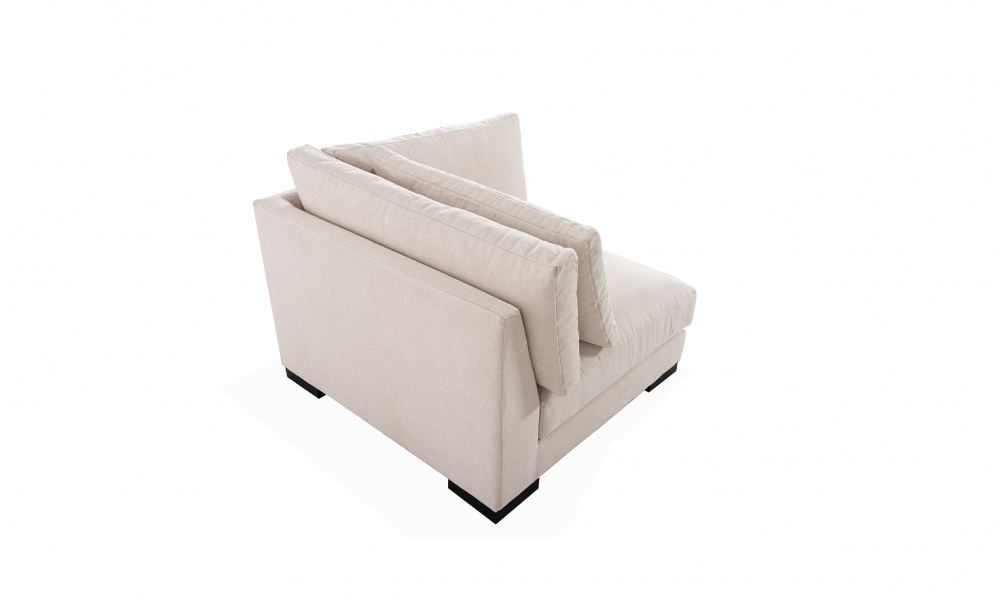 LYON Hjrnemodul Hyre/Venstre Beige i gruppen Stue / Sofaer / Modulsofaer hos Sofas & more (LY-COR-CABE)