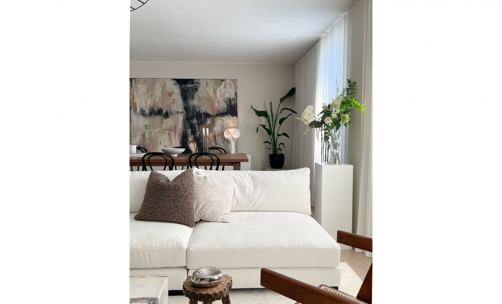 LYON Lenestol/Mellommodul Hvit i gruppen Stue / Sofaer / Modulsofaer hos Sofas & more (LY-MID-CAWH)