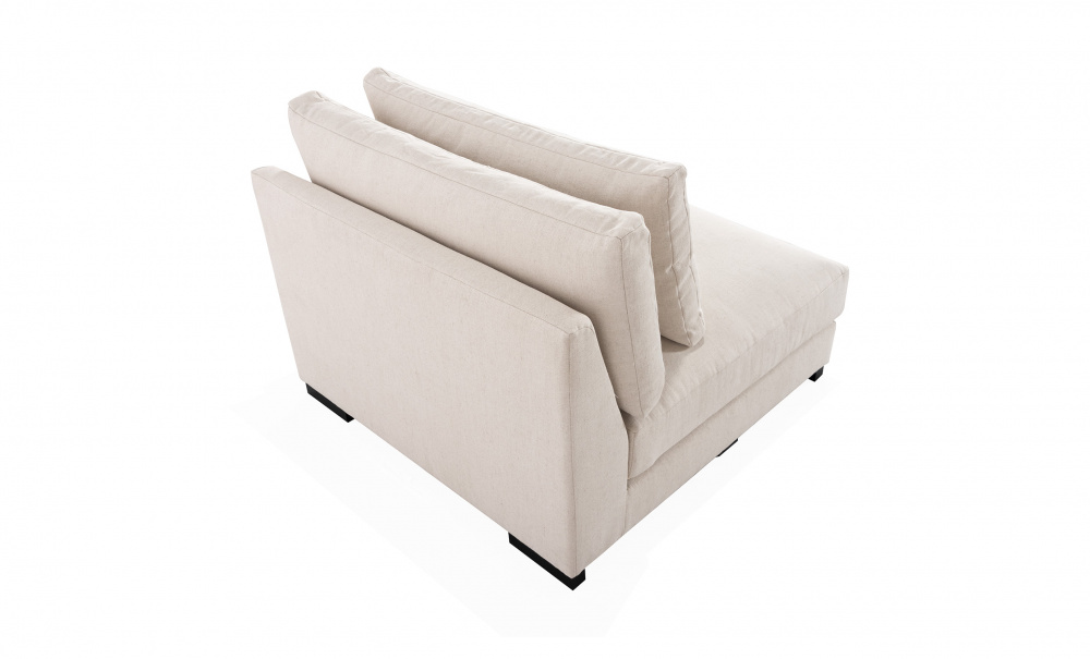 LYON Lenestol/Mellommodul Hvit i gruppen Stue / Sofaer / Modulsofaer hos Sofas & more (LY-MID-CAWH)