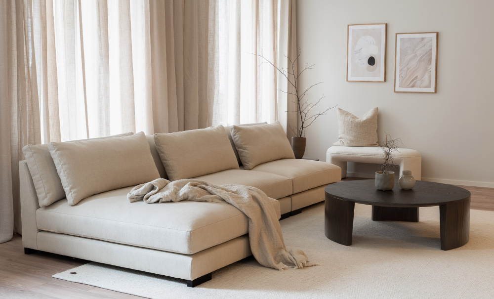 LYON Sofa Stor Åpen Hvit i gruppen Stue / Sofaer / Divansofaer hos Sofas & more (LY-ODI-LA-CAWH)