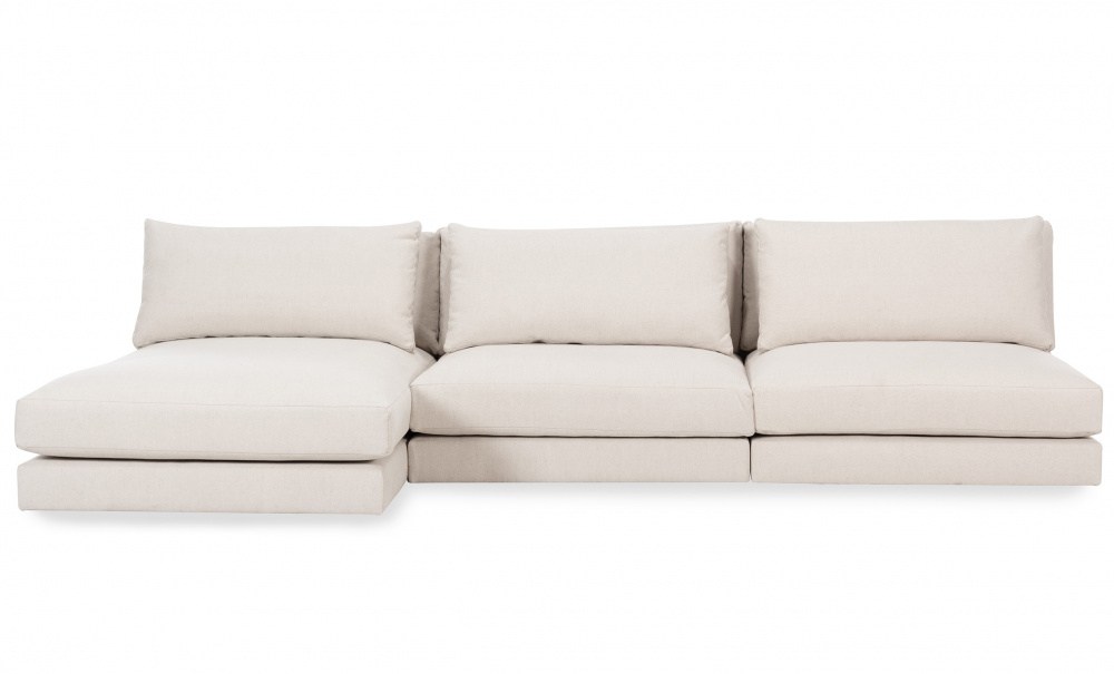 LYON Sofa Stor Åpen Hvit i gruppen Stue / Sofaer / Divansofaer hos Sofas & more (LY-ODI-LA-CAWH)