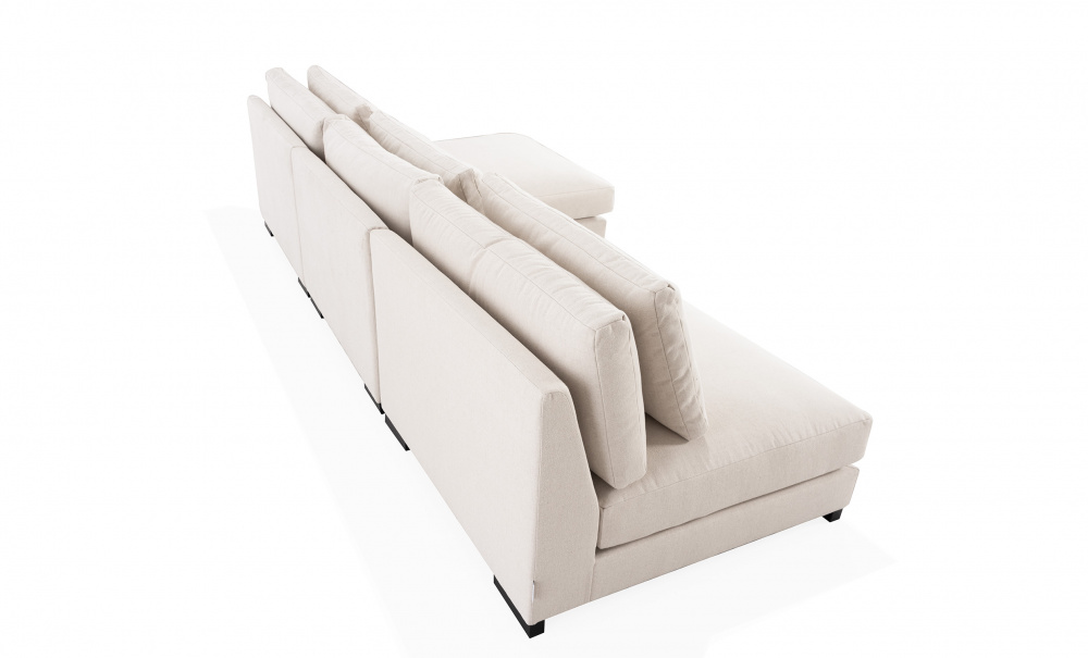 LYON Sofa Stor Åpen Hvit i gruppen Stue / Sofaer / Divansofaer hos Sofas & more (LY-ODI-LA-CAWH)