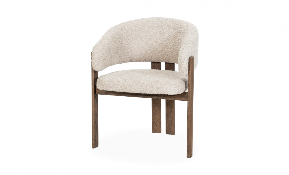 MATILDA 120/NODA Spisegruppe 4 Stolar Brun i gruppen Spiseplass / Bord / Spisegrupper / Spisegruppe 4 Stoler hos Sofas & more (MAT120-220VAL-NODA4)