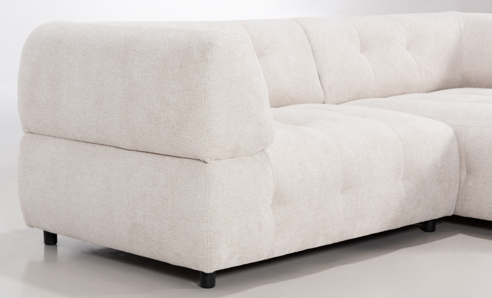 MINA Divan sofa Hyre Greige i gruppen Stue / Sofaer / Divansofaer hos Sofas & more (MINA-3D-GR)