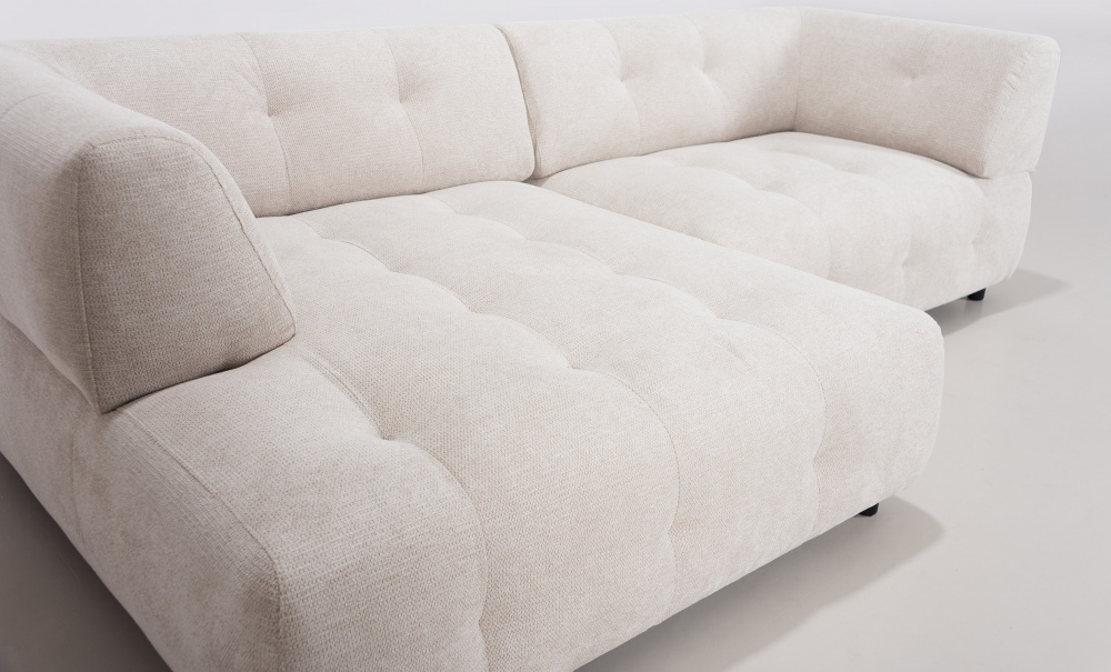 MINA Divan sofa Venstre Greige i gruppen Stue / Sofaer / Divansofaer hos Sofas & more (MINA-D3-GR)