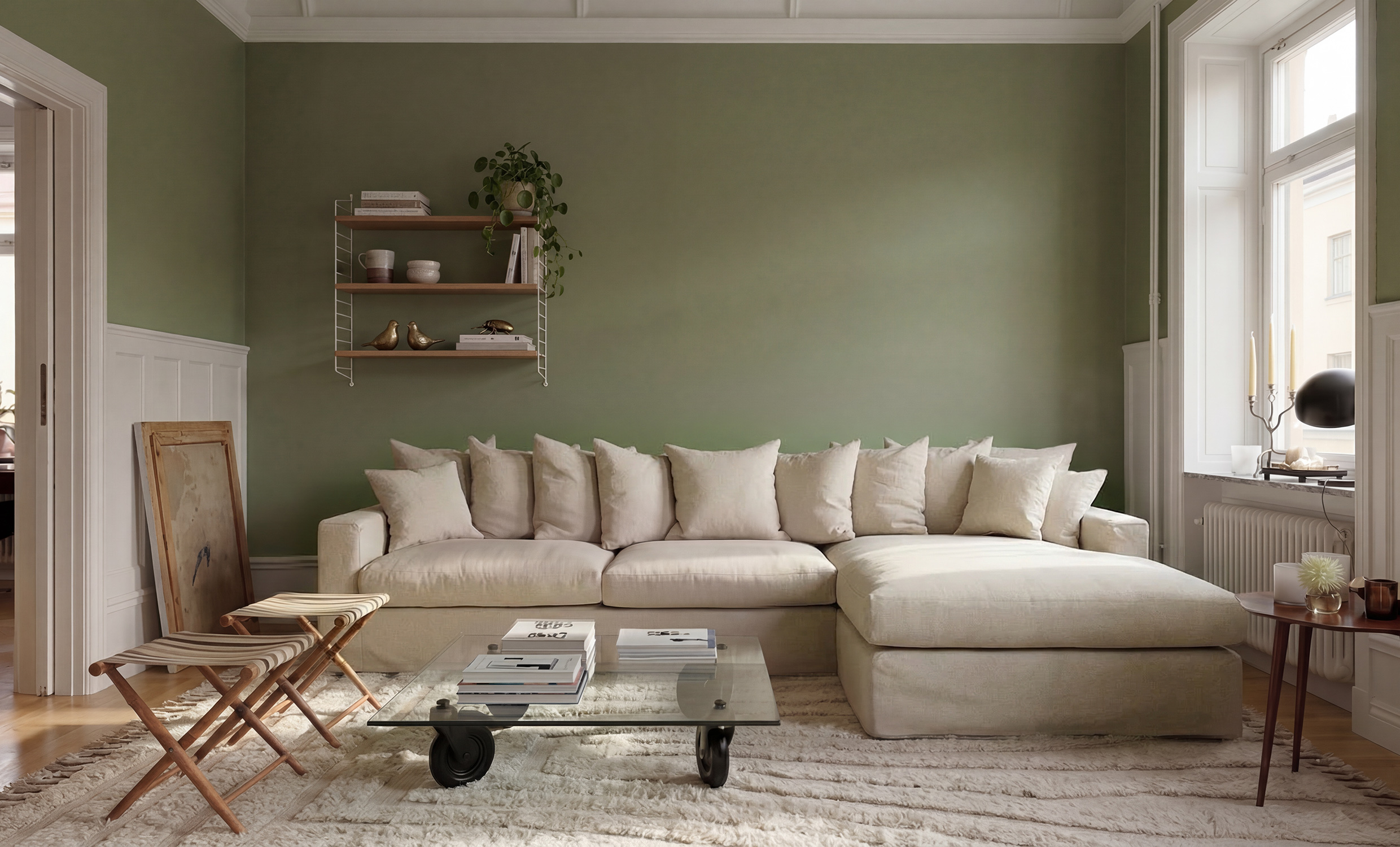 MONACO Premium Sofa H�yre Beige