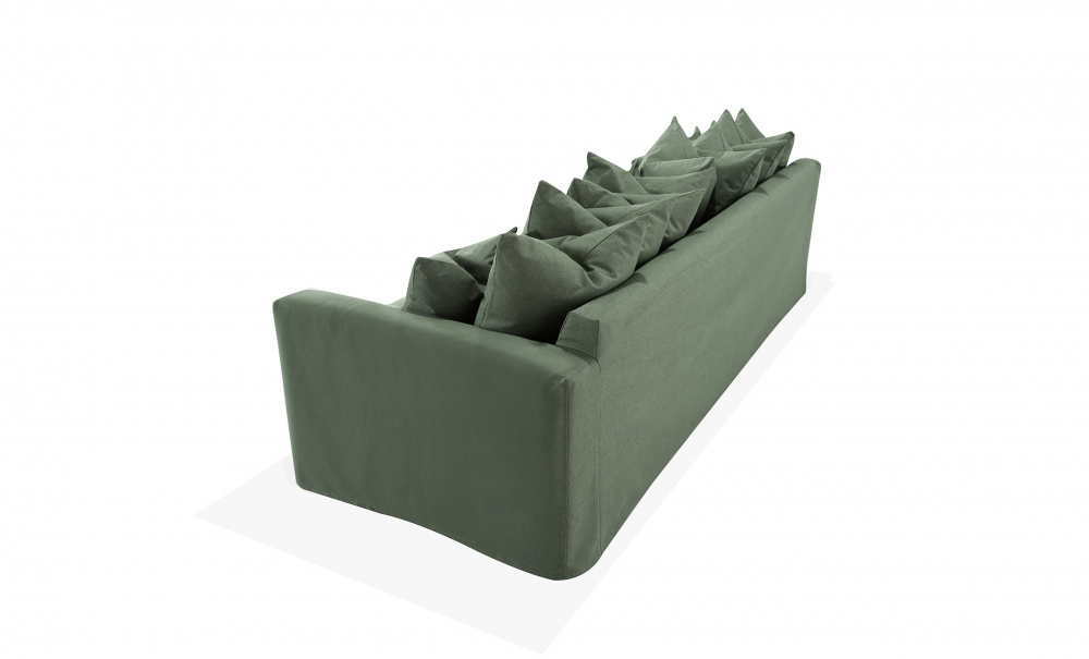MONACO Premium 4-seters sofa Grnn i gruppen Stue / Sofaer / 4-seters sofaer hos Sofas & more (MO4SBR801)