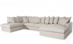 MONACO PREMIUM U-Sofa Venstre Hvit Bytt til bilde nr. 5 (MONACO PREMIUM U-Sofa Venstre Hvit)