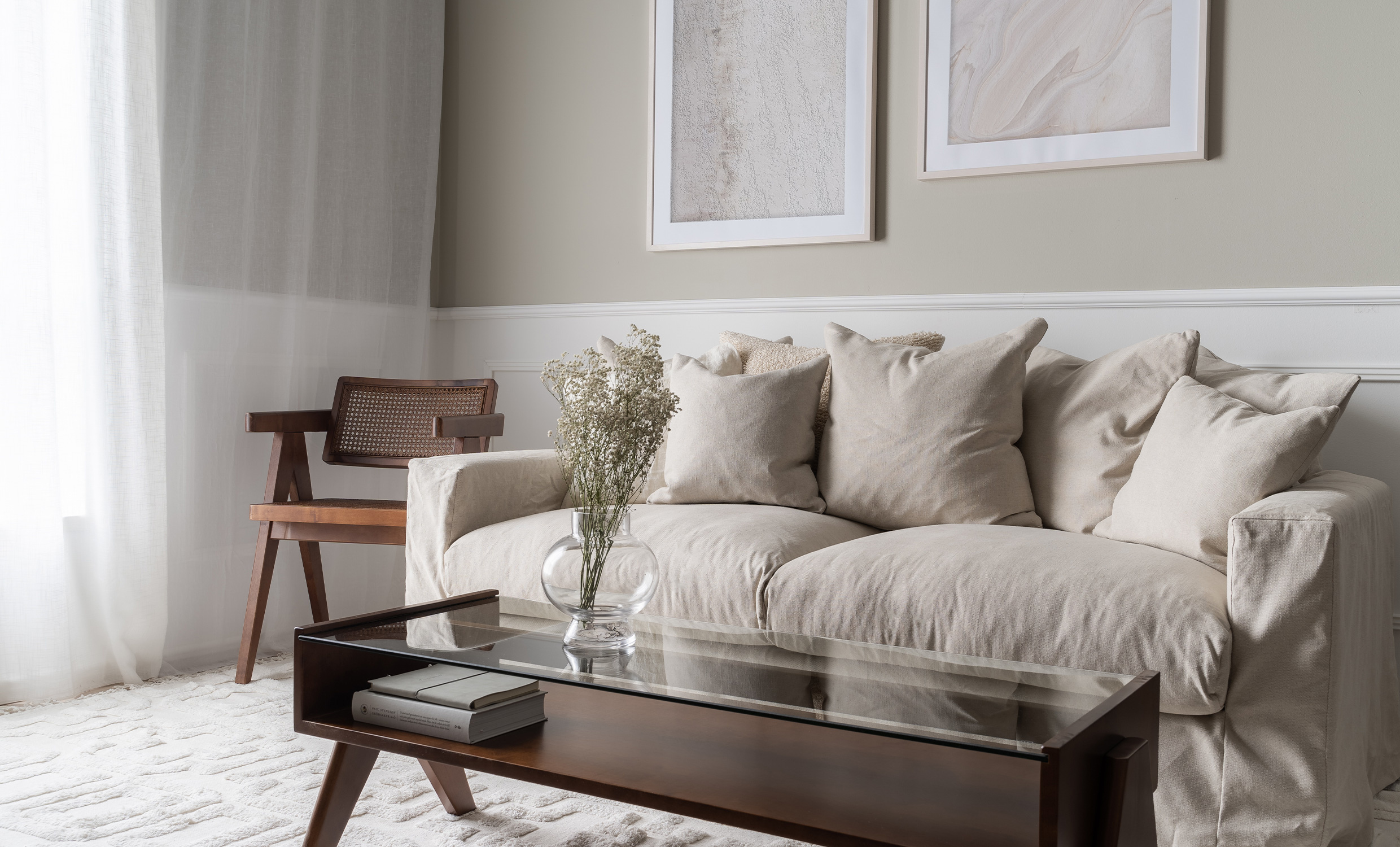 MONACO 2-seters sofa Beige