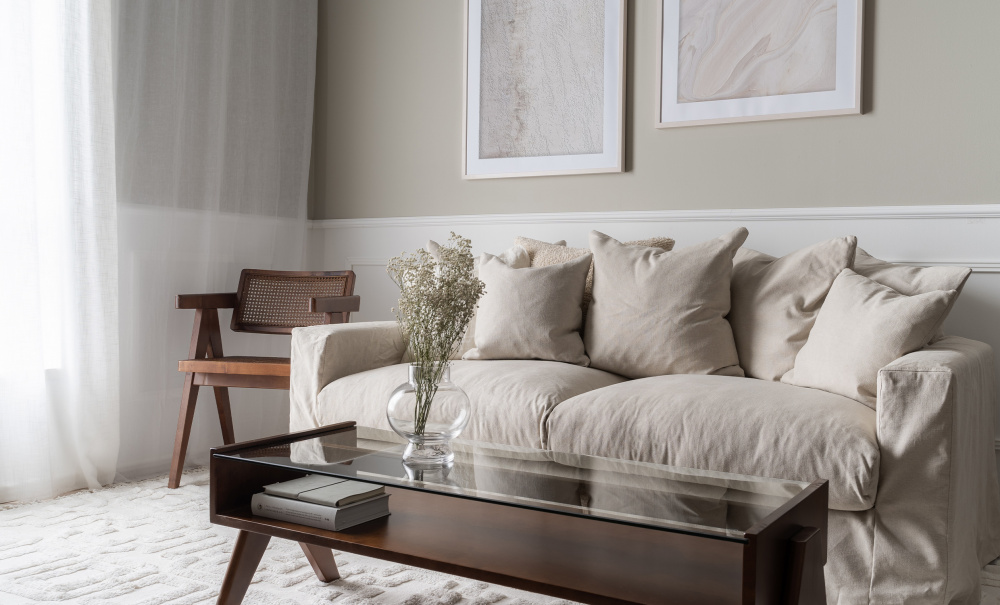 MONACO 2-seters sofa Beige i gruppen Stue / Sofaer / 2-seters sofaer hos Sofas & more (MON-2SBE)