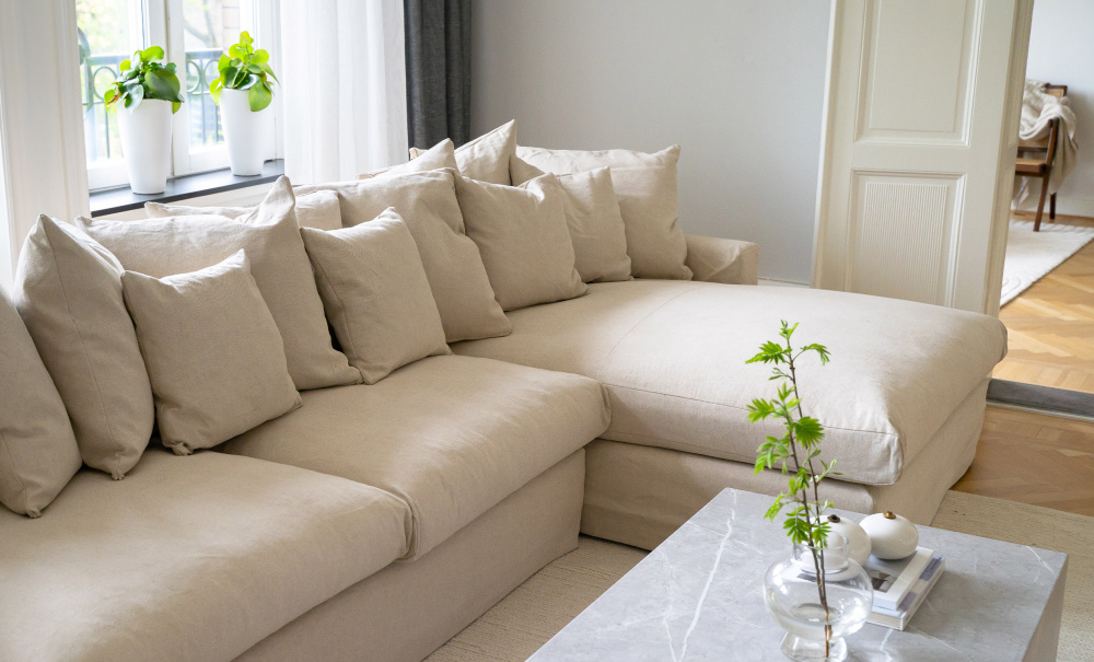 MONACO Sofa Hyre Beige i gruppen Stue / Sofaer / Divansofaer hos Sofas & more (MON-3DBE)