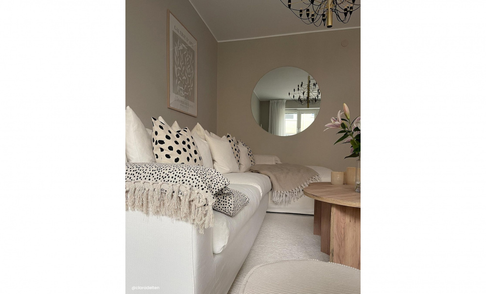 MONACO Divansofa Hyre Hvit i gruppen Stue / Sofaer / Divansofaer hos Sofas & more (MON-3DVI)